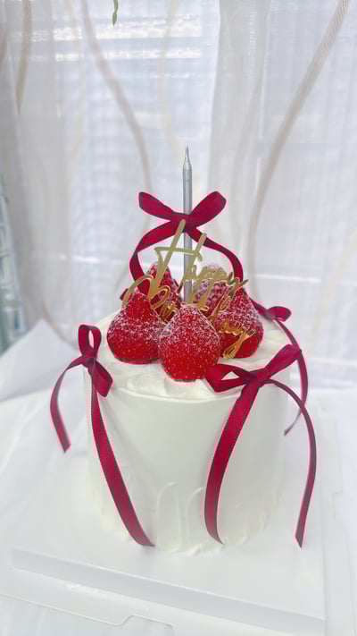 Hb 草莓 美好時刻生日蛋糕2