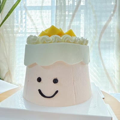 難哄蛋糕 芒果布丁戚風生日蛋糕4