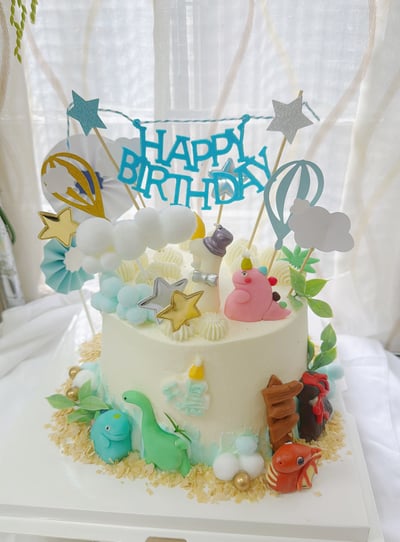 Hb 森林派對驚喜 翻糖生日蛋糕2