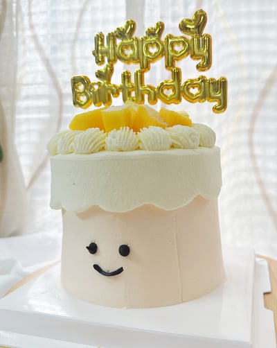 難哄蛋糕 芒果布丁戚風生日蛋糕1