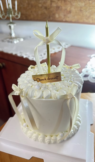 HB 柔霧珍愛 復古生日蛋糕2