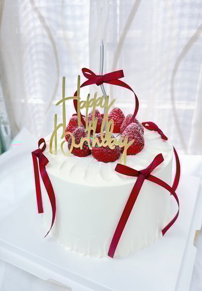 Hb 草莓 美好時刻生日蛋糕1