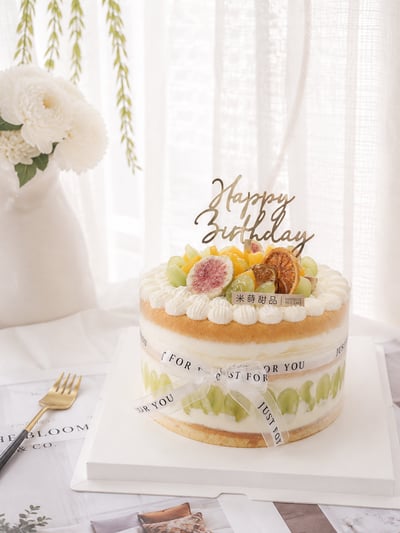 HB 裸蛋糕 許願時光 生日蛋糕1