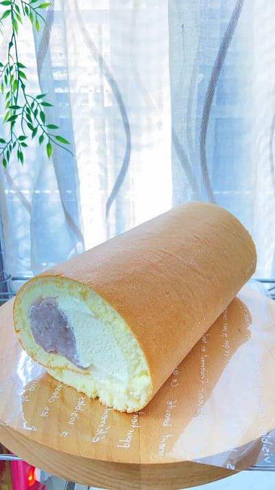 厚奶蛋糕卷/盒裝 手工芋泥 （預訂）3