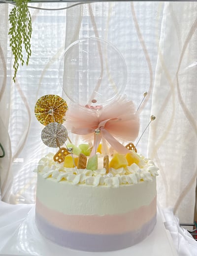 Hb 生日蛋糕-亮片泡泡生日蛋糕2