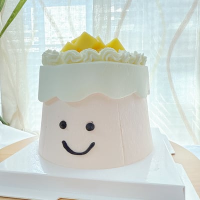 難哄蛋糕 芒果布丁戚風生日蛋糕2