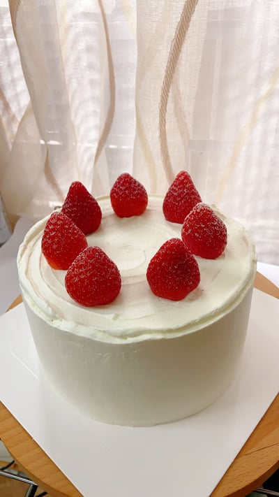Hb韓式 晨曦莓語 草莓奶油生日蛋糕 6吋3