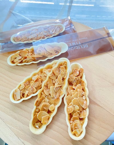 法式海鹽焦糖杏仁西點 糯米船餅乾1