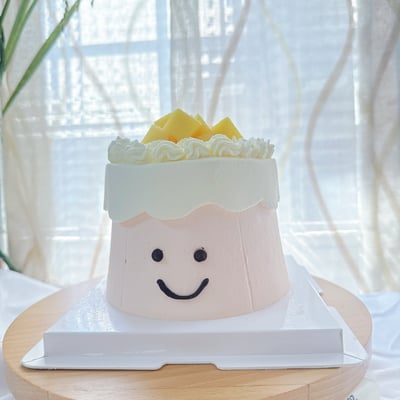 難哄蛋糕 芒果布丁戚風生日蛋糕3