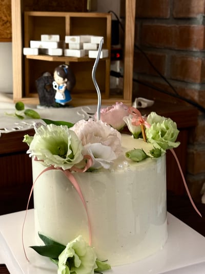 暮光花宴鮮花生日蛋糕3