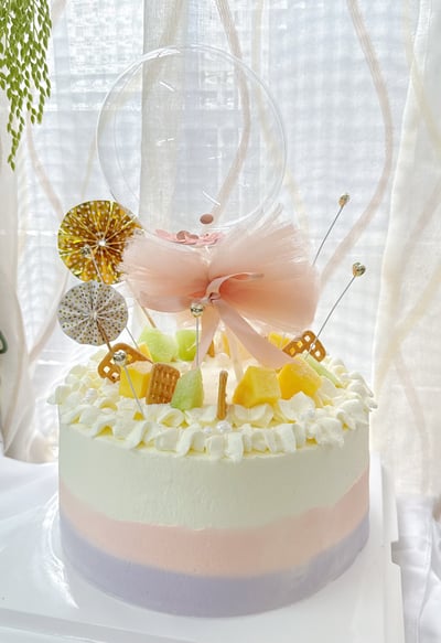 Hb 生日蛋糕-亮片泡泡生日蛋糕3
