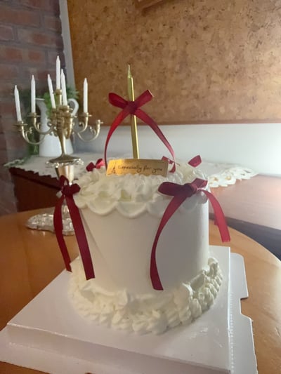 HB 柔霧之夜 復古生日蛋糕2