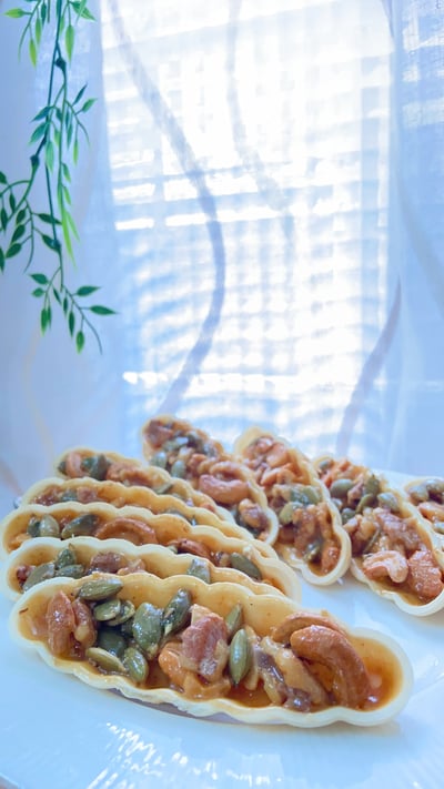 法式海鹽焦糖杏仁西點 糯米船餅乾4