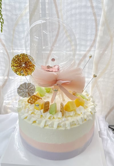 Hb 生日蛋糕-亮片泡泡生日蛋糕1