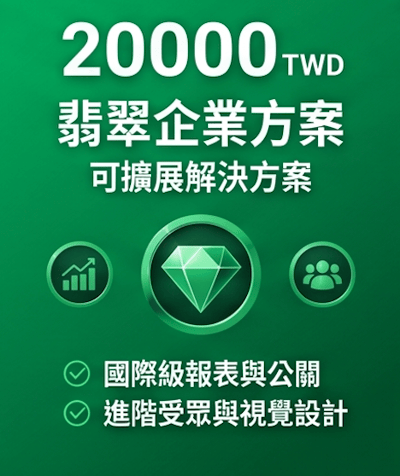 20000 元方案｜翡翠企業方案1