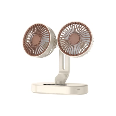 【UTA鴻嘉源】【日系S8雙頭扇】渦輪循環扇｜1+1雙核大風量 270°靈活折疊 六檔風速 9H定時 靜音壁掛/桌面兩用 循環扇（Type-C供電 5V/2A）13