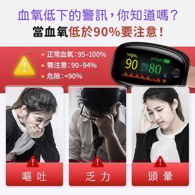 【UTA鴻嘉源】【氧健康】AD902 指夾式脈搏血氧儀 SpO2/PI值/心率三合一 彩色大螢幕 居家監控 (非醫療用)2