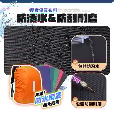 【UTA鴻嘉源】24吋真空壓縮登機包旅行背包雙肩包BA7 隨身行李免託運 可擴充 乾濕分離9