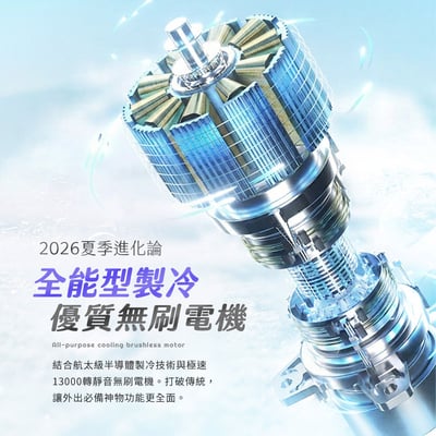 【UTA鴻嘉源】【2026全新款】 暴風冰敷摺疊涼感風扇 FN12 | Ice Storm Folding Cooling Fan | TEC物理製冷 | 199檔無級風速 | 13000轉無刷電機 | 3600mAh大電量 | 手持/桌立/掛脖 三用 | 附尋物小燈 | 安全認證合格5