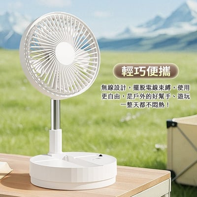【UTA鴻嘉源】P98 超省電自動擺頭折疊無線靜音風扇｜12000mAh超長續航(漢堡風扇/附收納包/四檔風速/遠端遙控/手機支架/BSMI認證公司貨)14