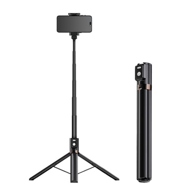 【u-ta鴻嘉源】 P15 瞬開丟丟桿｜落地自動彈開 180cm 超長腳架 自拍棒 三腳架 360度旋轉 鋁合金 藍牙遙控 網紅直播 戶外自拍 (可加購補光燈)12