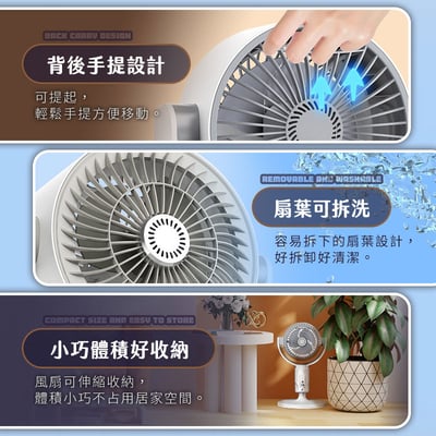 【UTA鴻嘉源】台立座三合一多功能渦輪循環扇FN0911