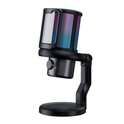 【UTA鴻嘉源】聲域 Pro BV7 主播級USB電容式麥克風 (RGB炫彩光效 / 一鍵降噪 / 零延遲監聽 / 隨插即用) 附防噴網11