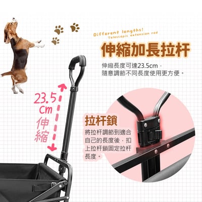 【UTA鴻嘉源】雙電機省力大容量戶外折疊電動推車GU9 (160L, 載重100KG)6