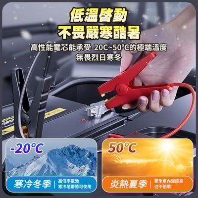 【UTA鴻嘉源】車用救車應急電源LED顯示複合打氣機AP226