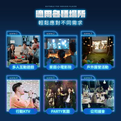 【UTA鴻嘉源】【4K極清畫質】智能迷你投影機BQ-1 家用/戶外便攜式 WIFI藍牙語音遙控 支援自動對焦/梯形校正/內建串流APP11