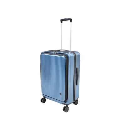 【HJY】前開式+1:9上掀防爆拉鍊可擴充旅行行李箱24吋 台灣公司貨保固保修10