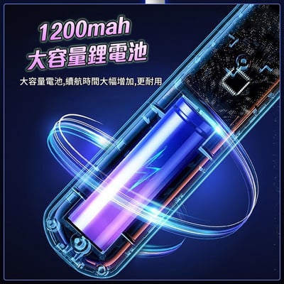 【UTA鴻嘉源】【3500V瞬殺】伸縮折疊電蚊拍F6  180°貼齊天花板 大方形拍面 捕蚊燈二合一 自動消除餘電 52cm延伸桿 Type-C充電 附底座10