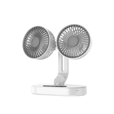 【UTA鴻嘉源】【日系S8雙頭扇】渦輪循環扇｜1+1雙核大風量 270°靈活折疊 六檔風速 9H定時 靜音壁掛/桌面兩用 循環扇（Type-C供電 5V/2A）14