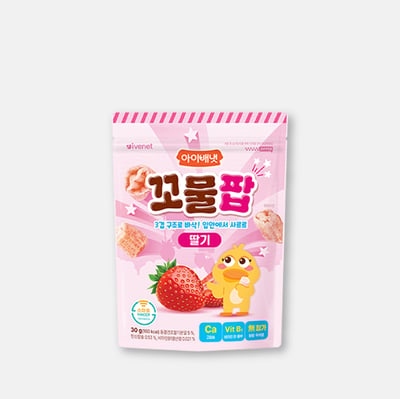 12M+ 玉米泡芙(草莓風味)1