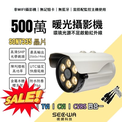 [出清特價] 500萬 槍型暖光｜SONY3351