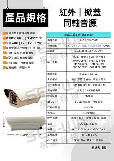 同軸收音｜紅外掀蓋2
