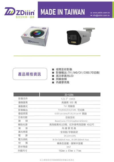 500萬｜一體收音｜台灣ZDIIIN同軸3
