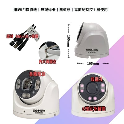 同軸收音｜紅外半球全景2