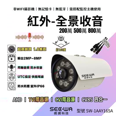 同軸收音｜紅外槍型全景1