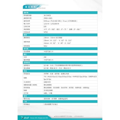 DJS 同軸收音+對講｜雙光半球2