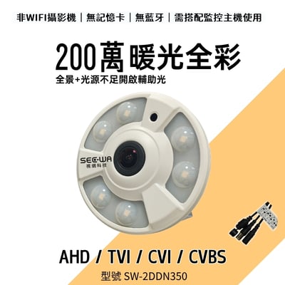 200萬｜同軸｜暖光飛碟全景1