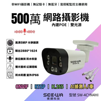 POE-NVR主機｜套餐 500萬5