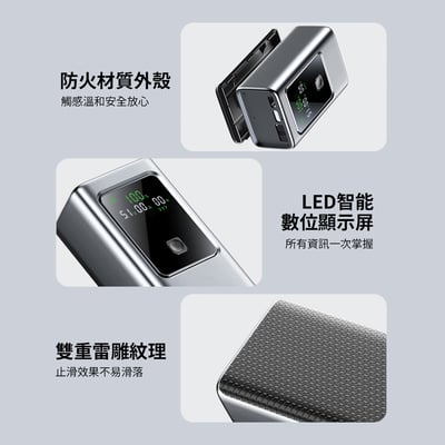 [MCK] 台灣製造 10000mah 35W大功率顯示屏行動電源 MCK-NB35(大功率/大容量/快速充電)6