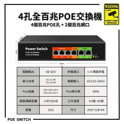 48V Switch百兆｜內置電源1
