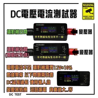 DC 電壓電流測試器｜弱電專用2