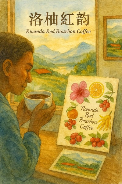 《甜美系列咖啡：盧安達 北部省 咖啡之家/茹莉處理站 🍇洛柚紅韻🌸水洗特色咖啡》2