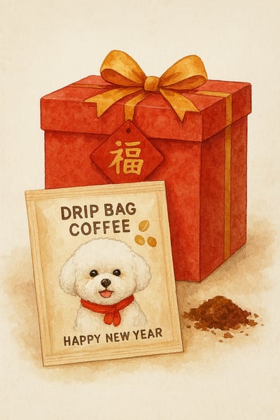 馬年新春｜比熊濾掛式咖啡禮盒20入2