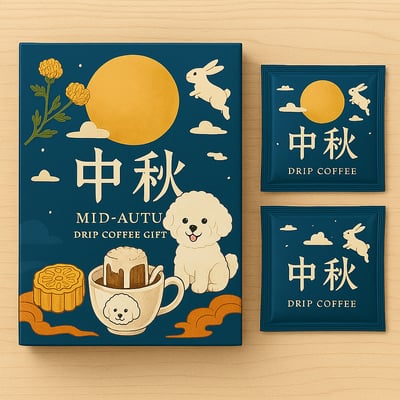 中秋圓滿｜比熊濾掛式咖啡禮盒20入1