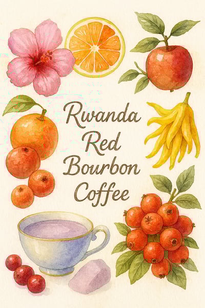 《甜美系列咖啡：盧安達 北部省 咖啡之家/茹莉處理站 🍇洛柚紅韻🌸水洗特色咖啡》1