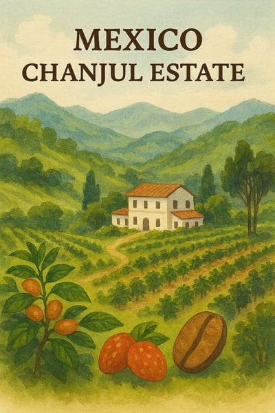 《獨門絕招咖啡系列：墨西哥 恰帕斯/錢珠爾莊園 🍒星莓之光🌟 雙重發酵水洗特色咖啡》2